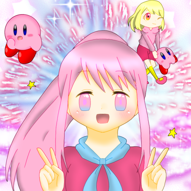 リト(ちゃん)&ゆめ&カービィ