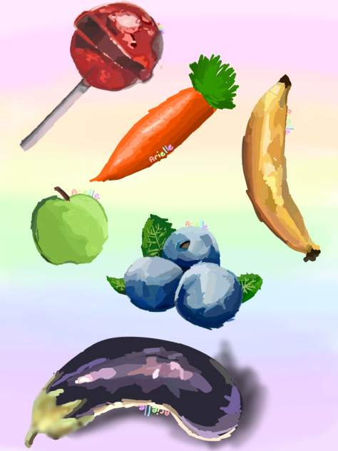 Colours of fruits