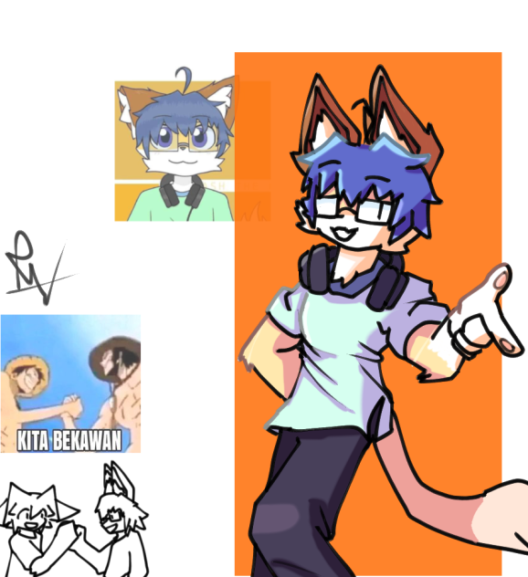 fan art about Facebook friend