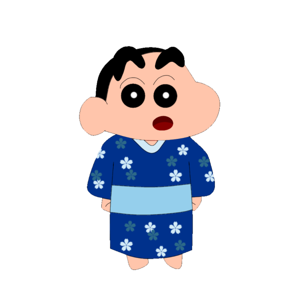 Shinchan in kimono