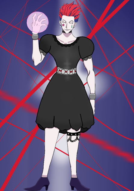 Hisoka in a dress