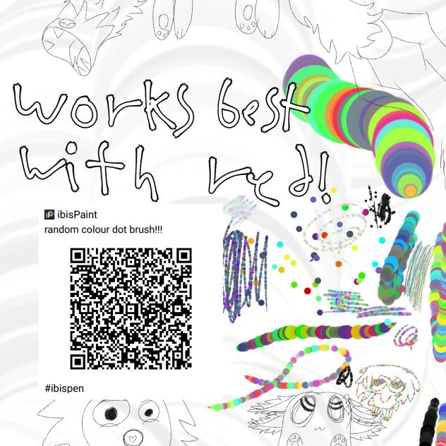 random colour dot brush!! - ibisPaint