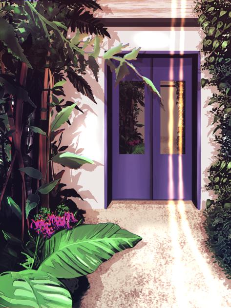 植物園のかたすみ