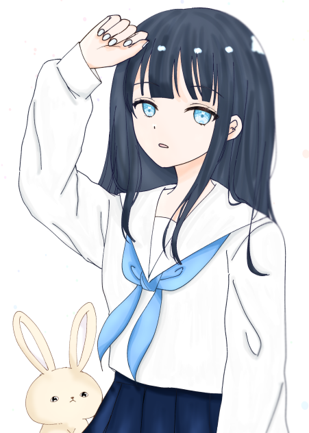 放課後の窓　背景なし