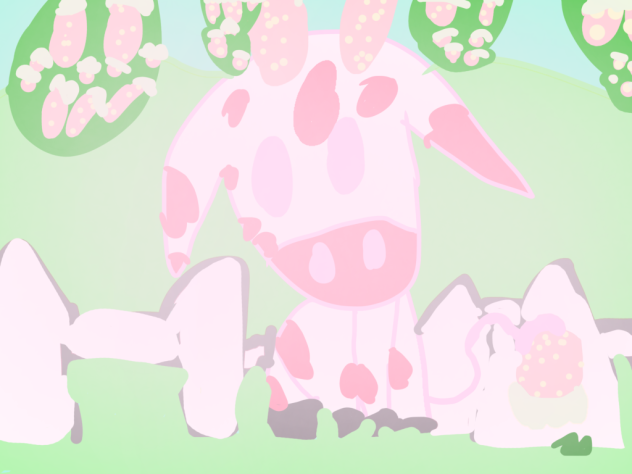 Strawberry cow
