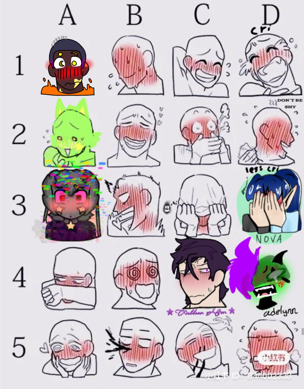 Blushing collab - ibisPaint