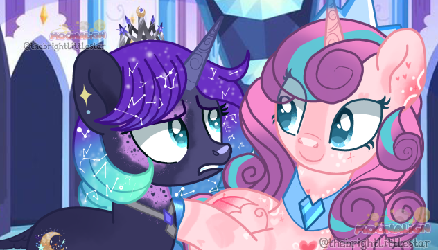 A helping royal hoove!