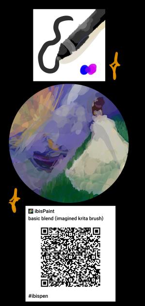 basic brush blend - ibisPaint