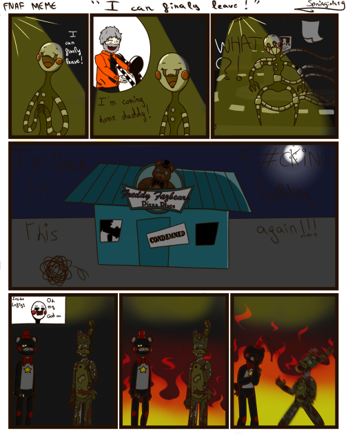 i can finaly leave (bd fnaf meme)