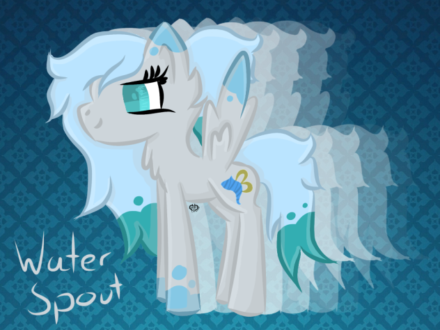 Mlp Speedpaint- My OC- Waterspout