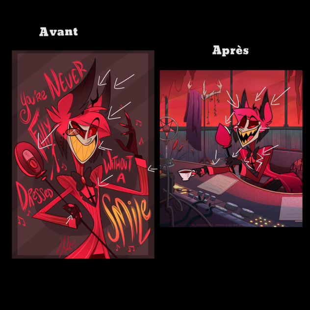 Alastor avant après