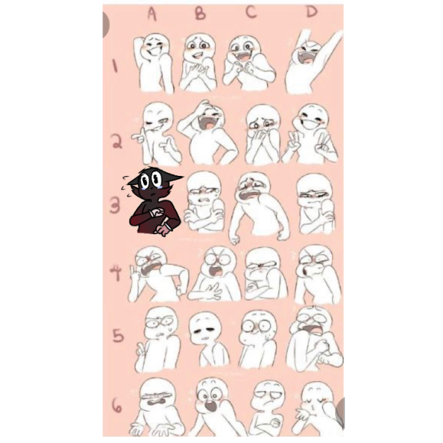 emotion collab with cartoon cat