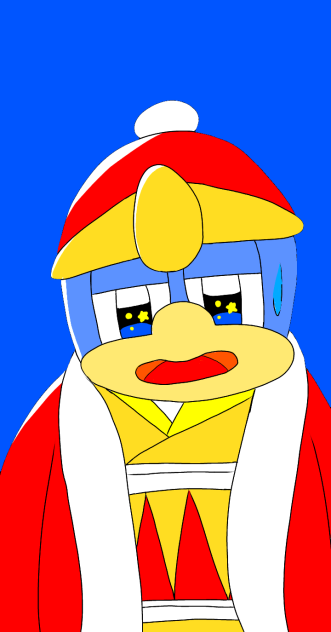 困り顔のデデデ