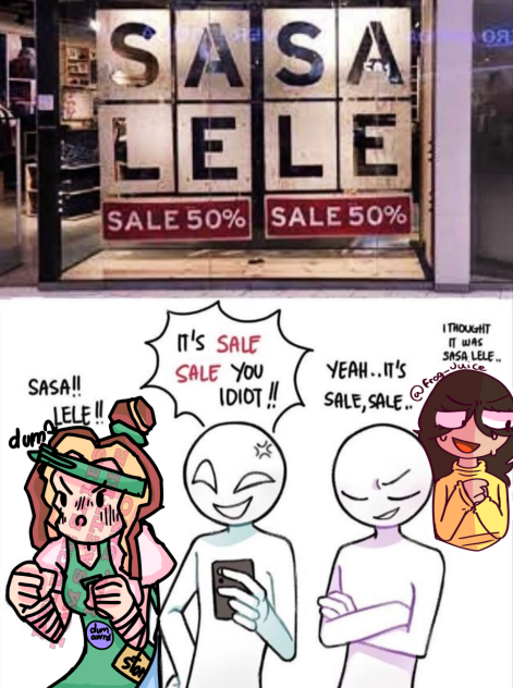 sasa lele or sale sale collab