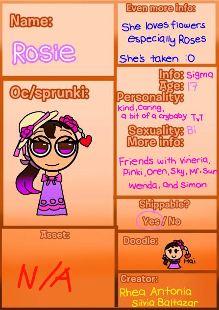 Rosie again 💜💝✨