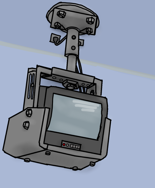 吊り下げテレビ