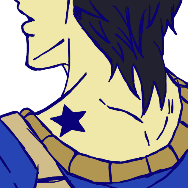 星型の痣 Ibispaint