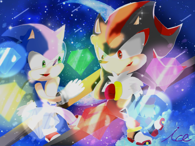 chaos emerald💎sonic＆shadow