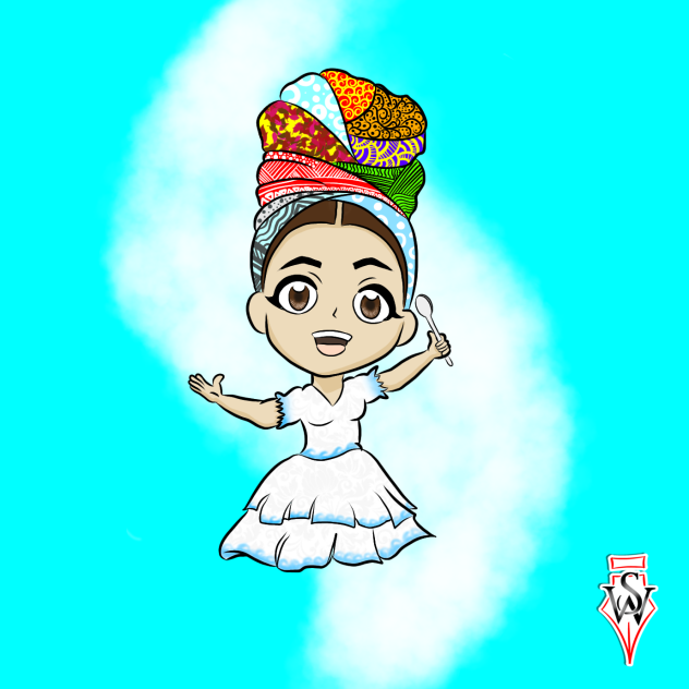 bonequinha para logo