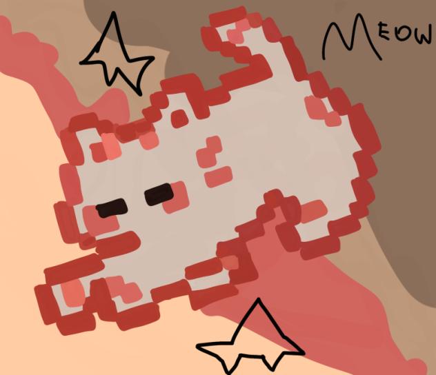 ☞♡= 🐱+👾=♡