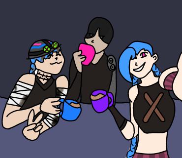 Tea party with the fam