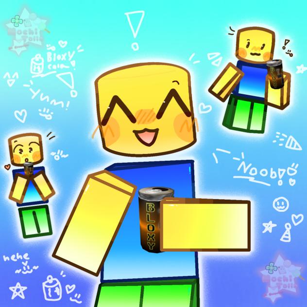 Noob & Bloxy Cola!! .^w^. Roblox .'o'.