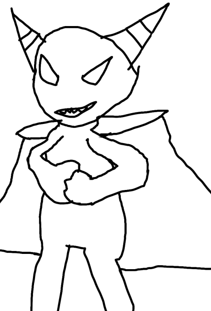 魔王モーデラー　線画？