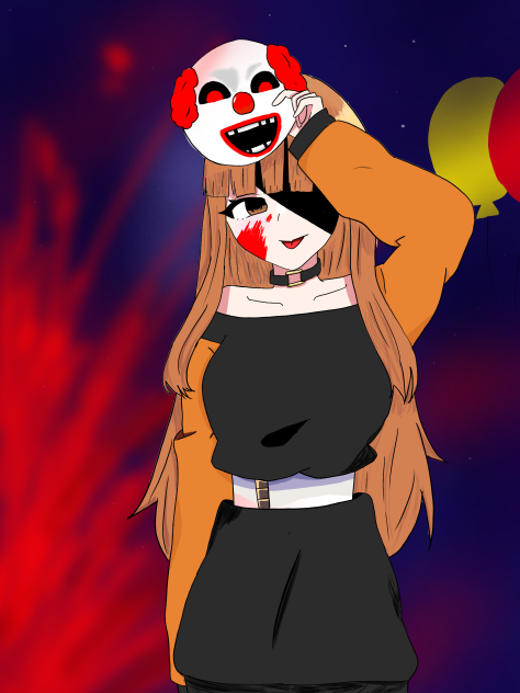 からぴち えとちゃん ピエロ描いてみた - ibisPaint