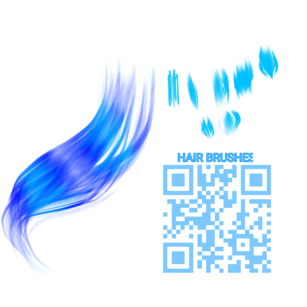 Hair brush Qrcode