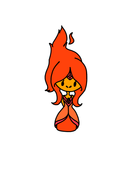 speedpaint on smol fire princess