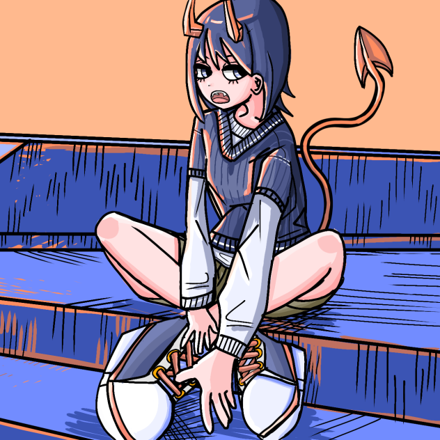 角と尻尾