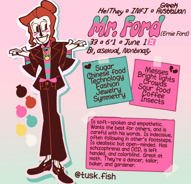 ✨️Mr. Ford's OC Sheet