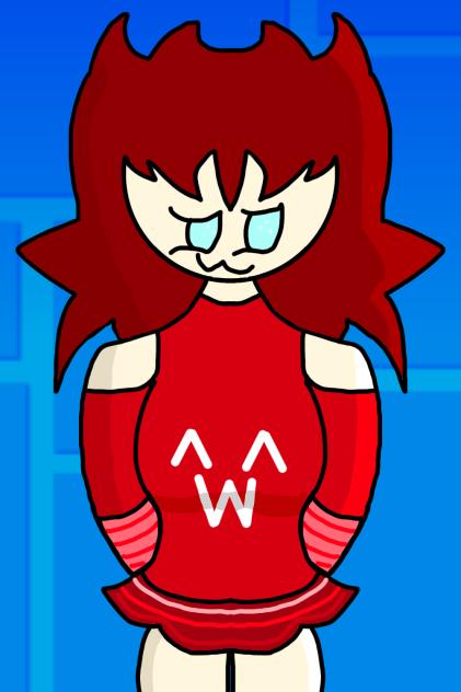 Text Tag Human that idk how to name her.