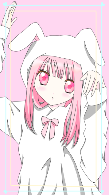 ふわもこうさぎパーカー