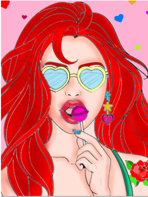 How to color girl