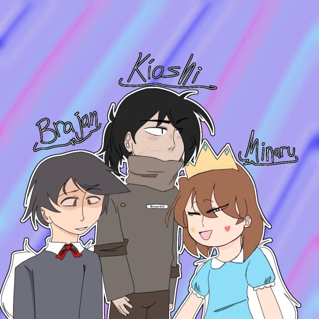 My main characters as kids 😭