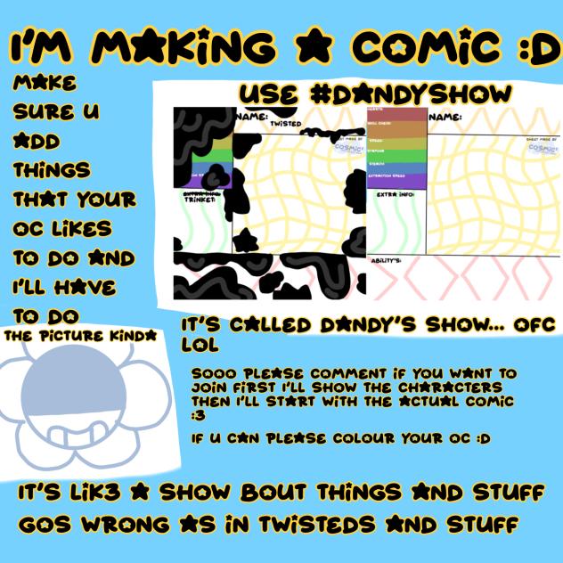 I’m making a comic that you can join!