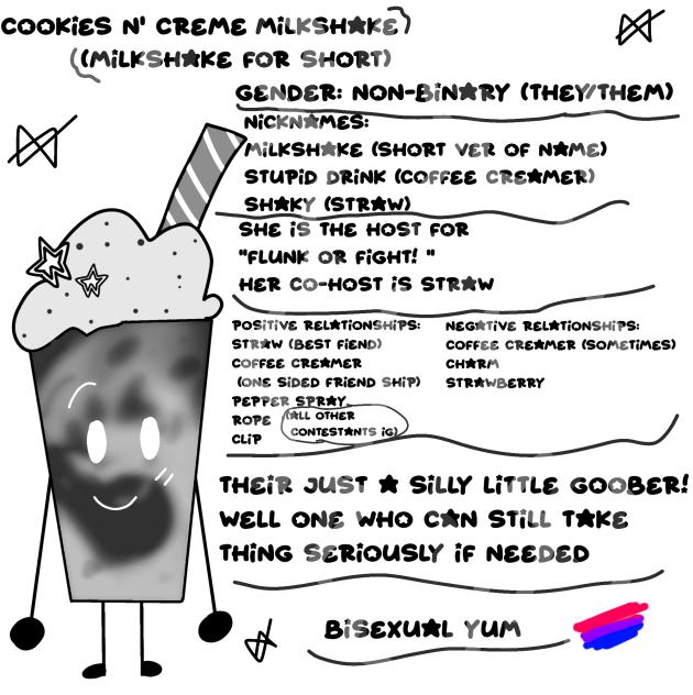 cookies n' creme milkshake