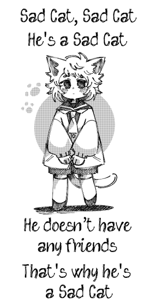 A Sad Cat