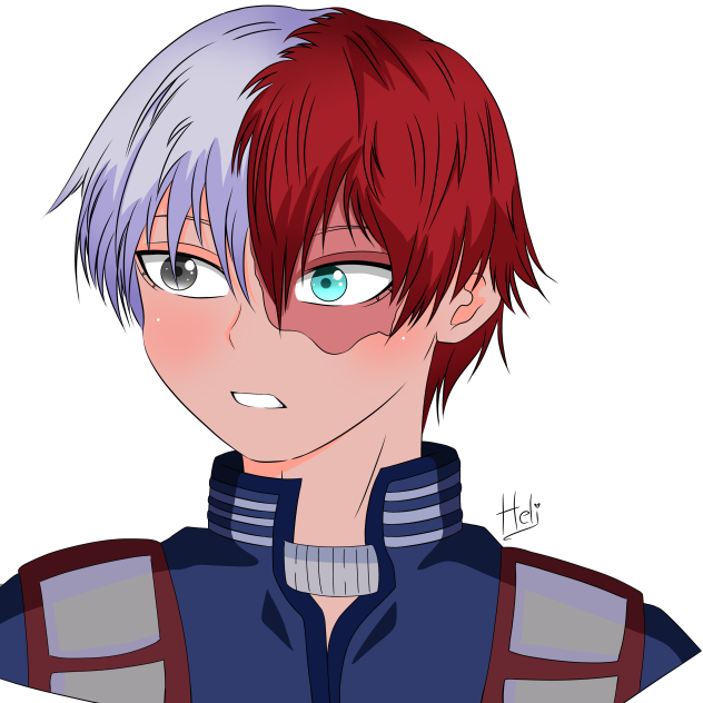 轟焦凍くんの小さなイラスト Ibispaint