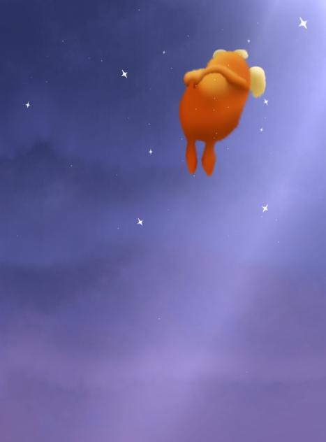 Lorax floating away