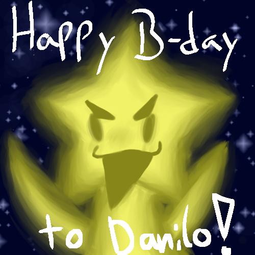 HAPPY BIRTHDAY DANILO XD