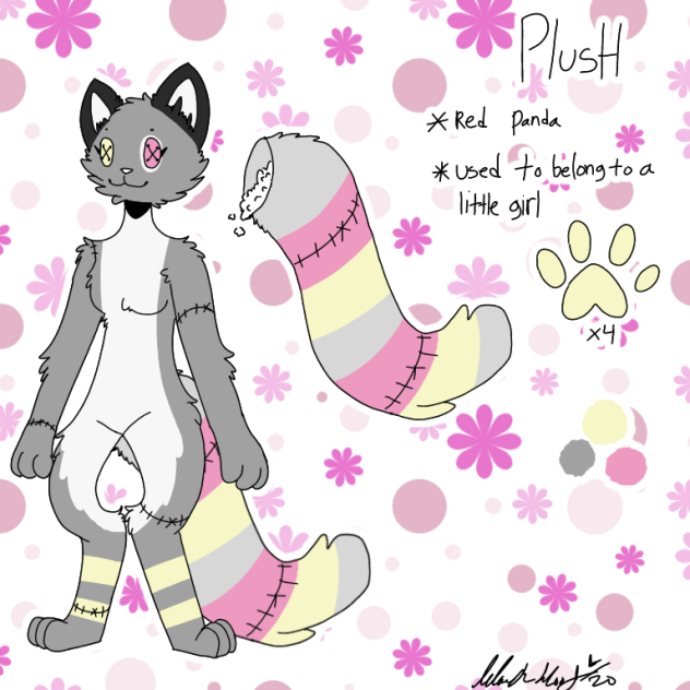 Plush the stuffed red panda