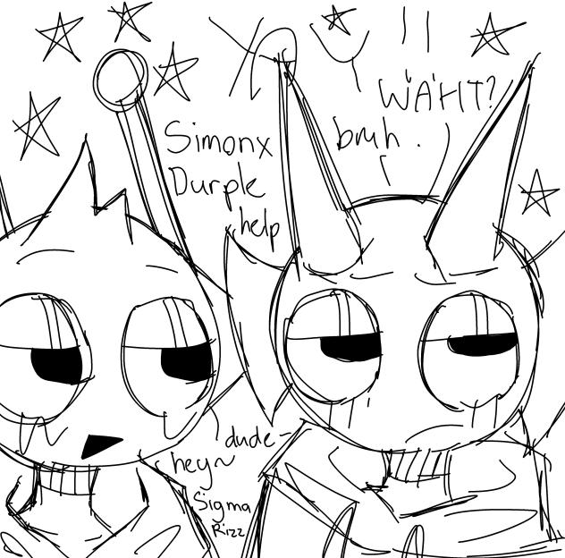 Simon and Durple💜💛
