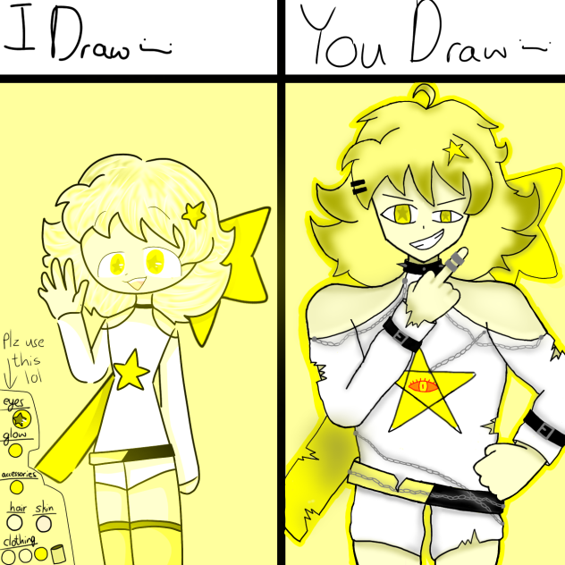 I draw you draw with Orion but emo