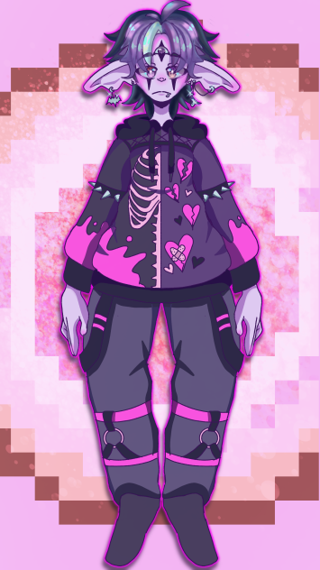 redraw of an old oc