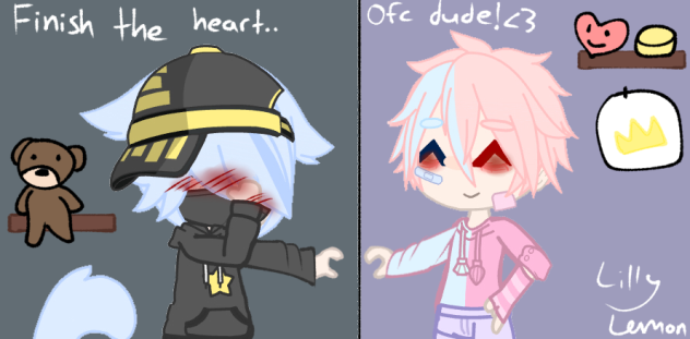 Finish the heart