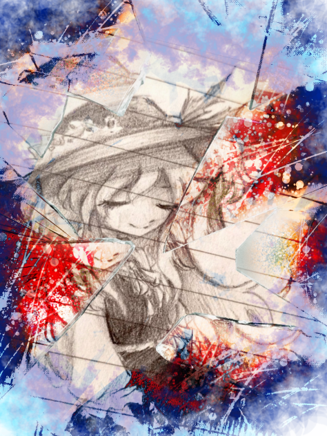 編集盛っり盛りなアナログ絵