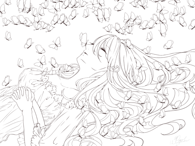 Psyche 線画