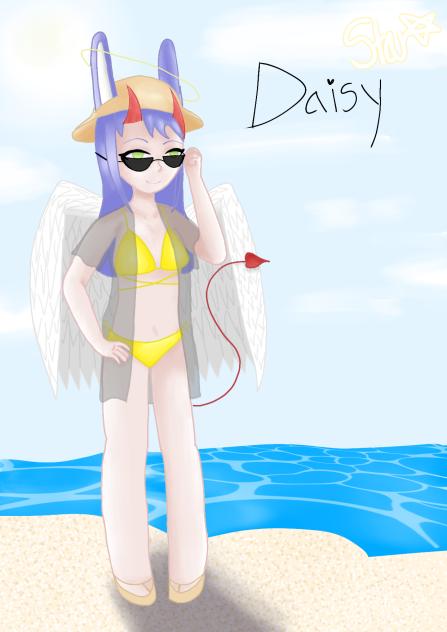 Daisy is ready for the beach❕